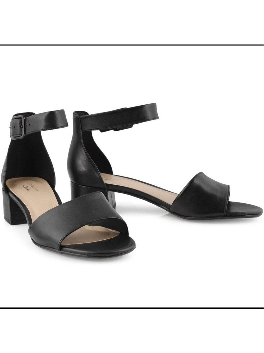 Clarks Ankle Strap Heel